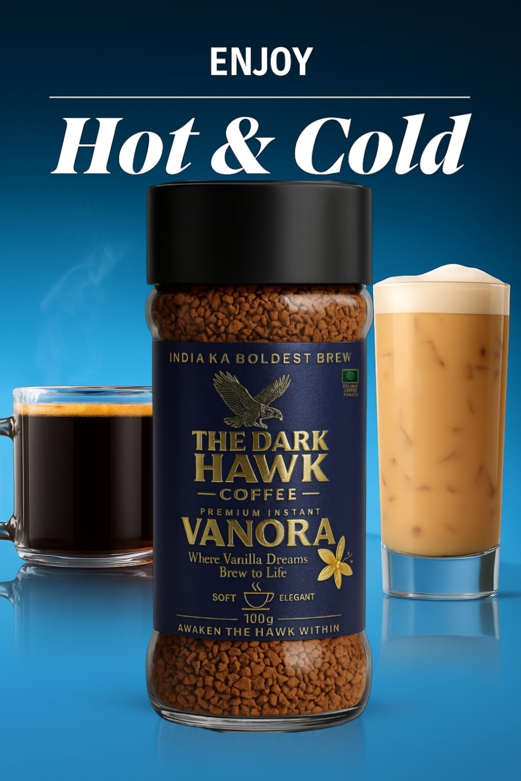 ๐ VANORA โ Premium Instant Coffee (100g)