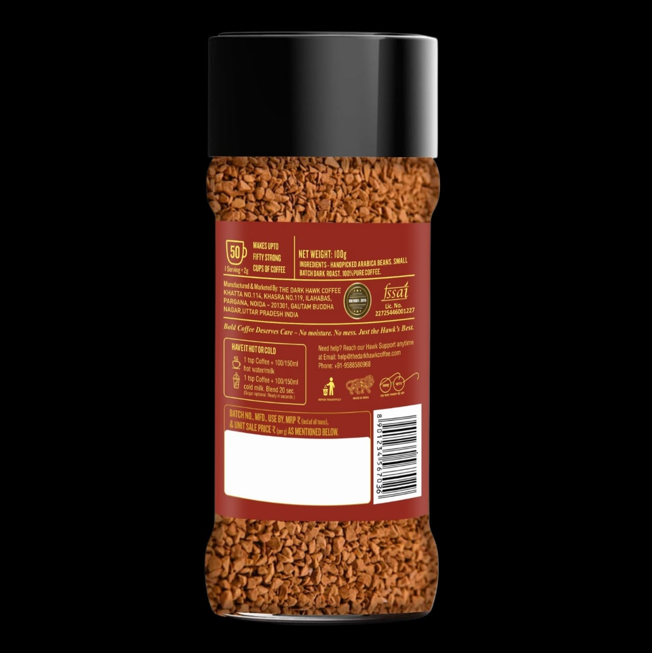 HAWK RESERVE (Premium Instant Coffee 100g)