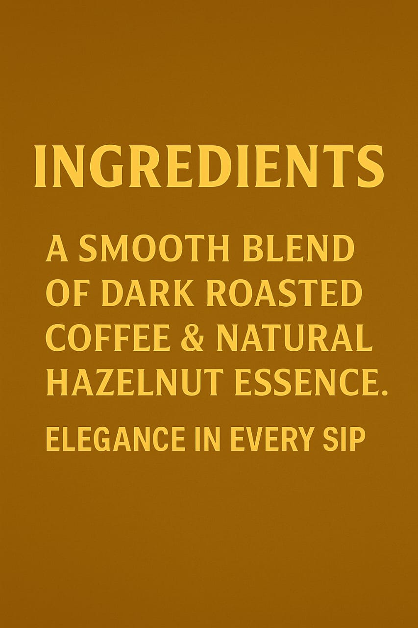 HAZEL NOIR (Premium Instant Coffee 100g)